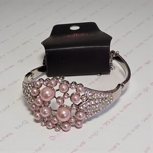 Paparazzi Elegant Pink and Silver Bracelet